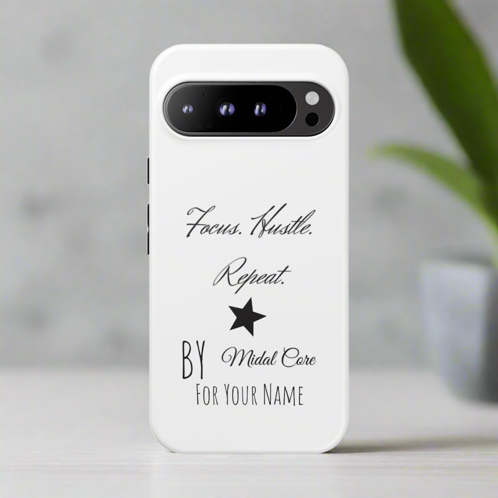 Custom protective case for Google Pixel 9 Pro XL with motivational design, glossy or matte finish.